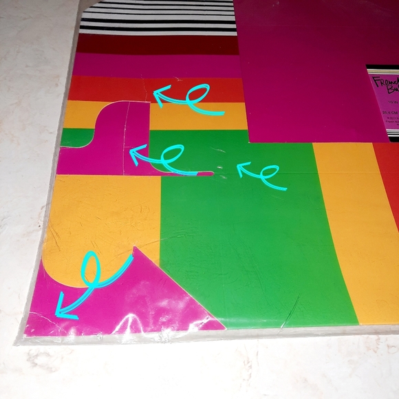 Rainbow Black & White Stripe Bakery Cake Window Box French Bull - Picture 7 of 13